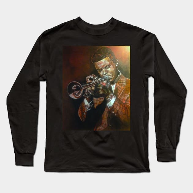 Freddie Hubbard Long Sleeve T-Shirt by Raybomusic01